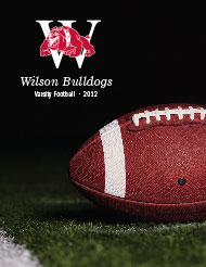 2012 Wilson Bulldogs Football